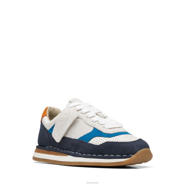 Clarks 0DX8L3820 marina combi craft run tor k clarks niños combinado azul marino