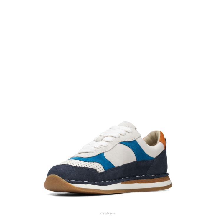 Clarks 0DX8L3820 marina combi craft run tor k clarks niños combinado azul marino