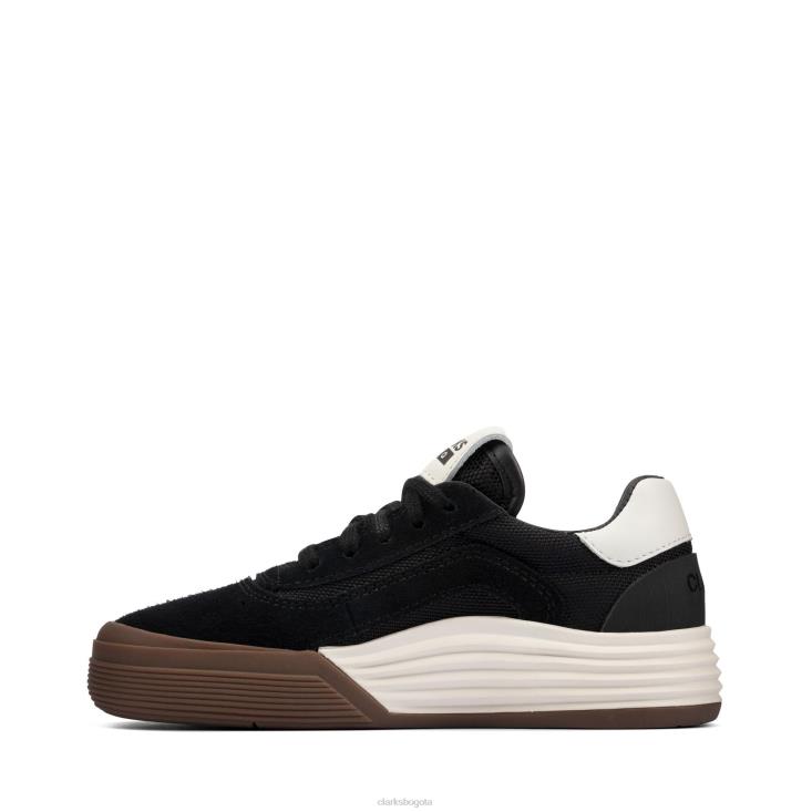 Clarks 0DX8L3828 clarks cica k ante combinado negro niños ante combinado negro
