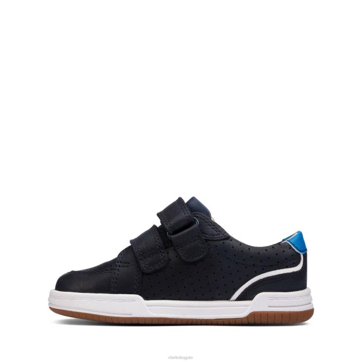 Clarks 0DX8L3842 clarks fawn solo t cuero azul marino unisexo cuero azul marino