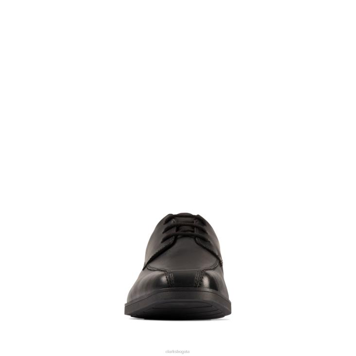 Clarks 0DX8L3846 clarks scala step y cuero negro niños cuero negro