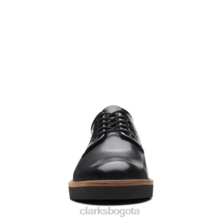 Clarks 0DX8L3867 clarks combi negros glickly derby mujer combinado negro