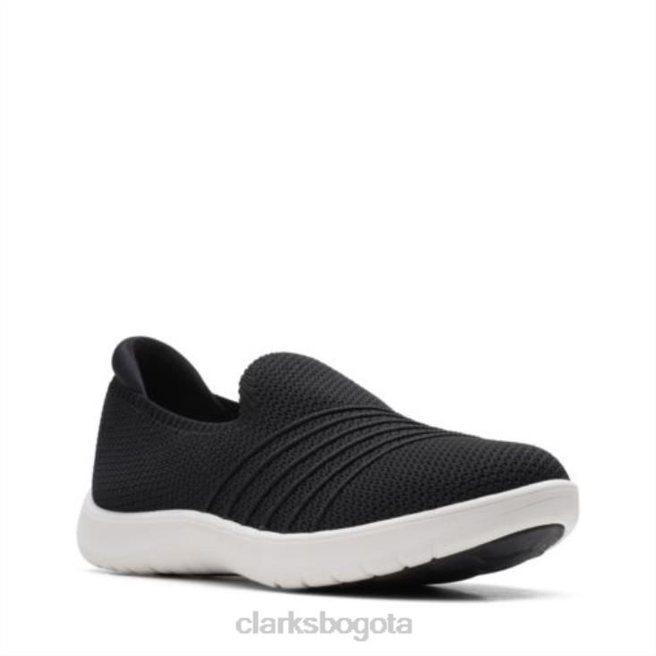 Clarks 0DX8L3872 Clarks Adella Step de punto negro mujer punto negro
