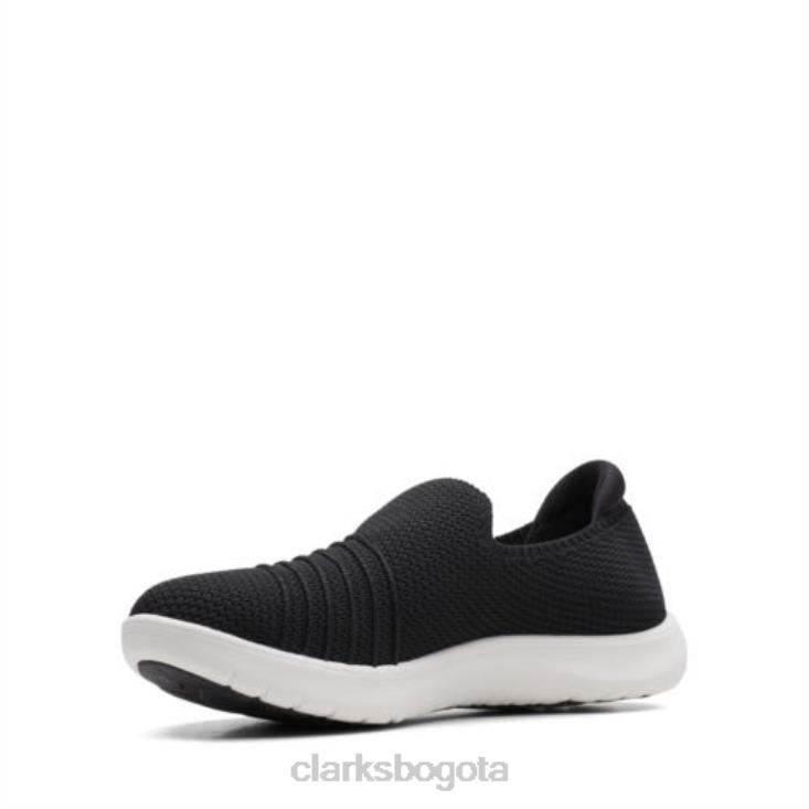 Clarks 0DX8L3872 Clarks Adella Step de punto negro mujer punto negro