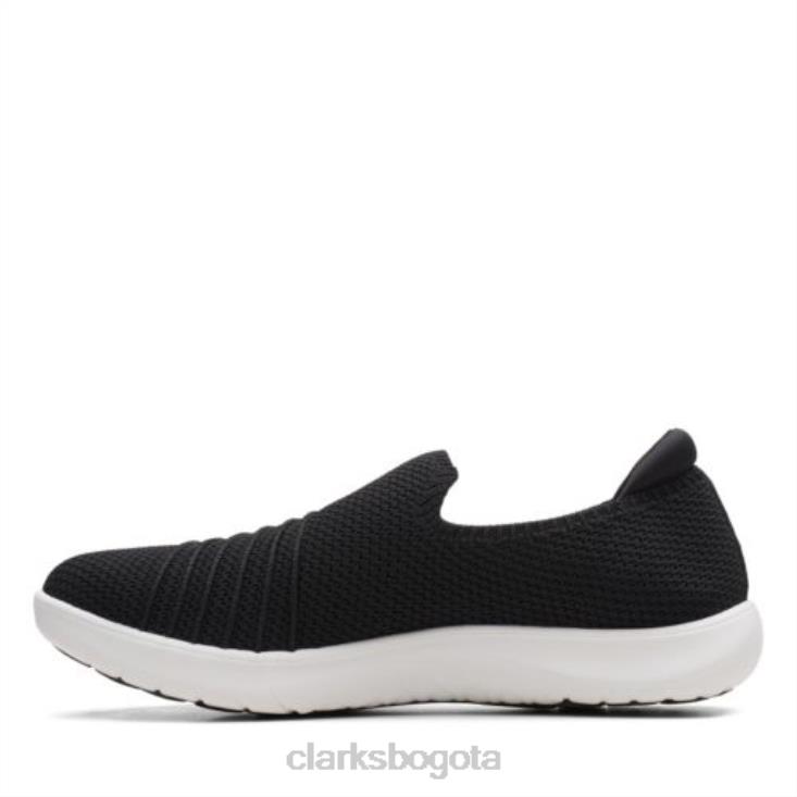 Clarks 0DX8L3872 Clarks Adella Step de punto negro mujer punto negro