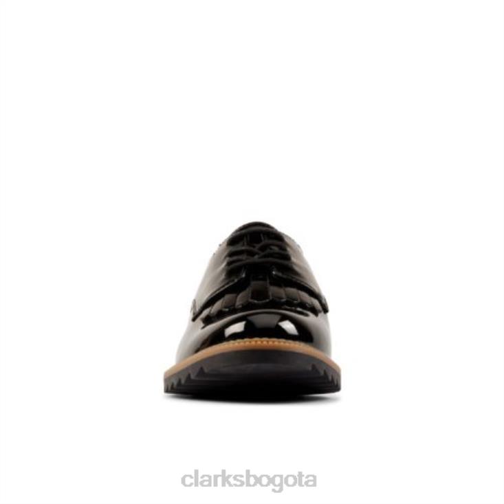 Clarks 0DX8L3876 griff charol negro mabel clarks mujer charol negro