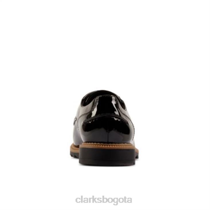 Clarks 0DX8L3876 griff charol negro mabel clarks mujer charol negro