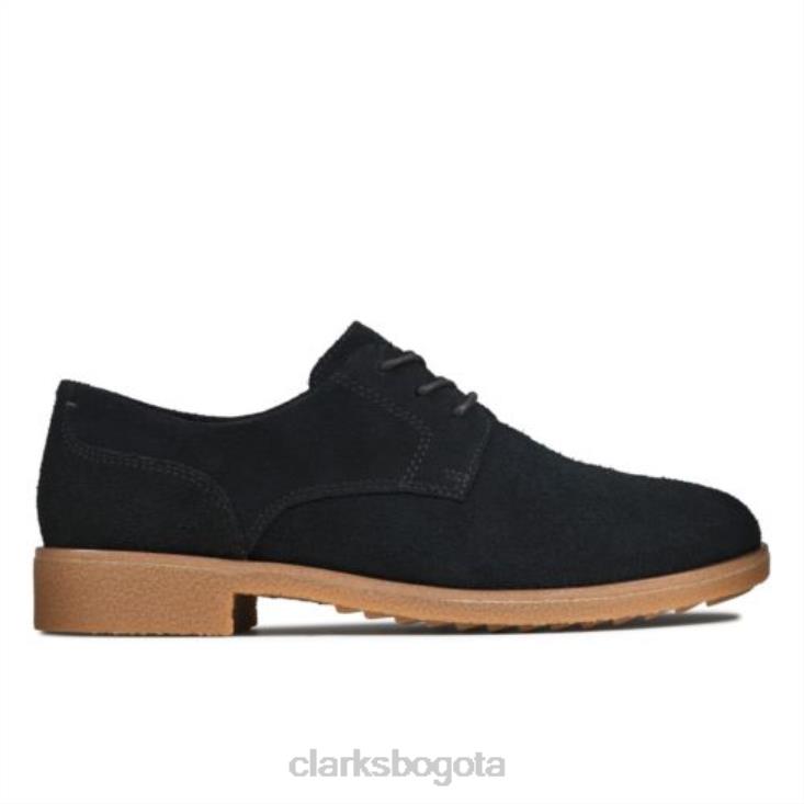Clarks 0DX8L3880 clarks griff lane ante negro mujer ante negro