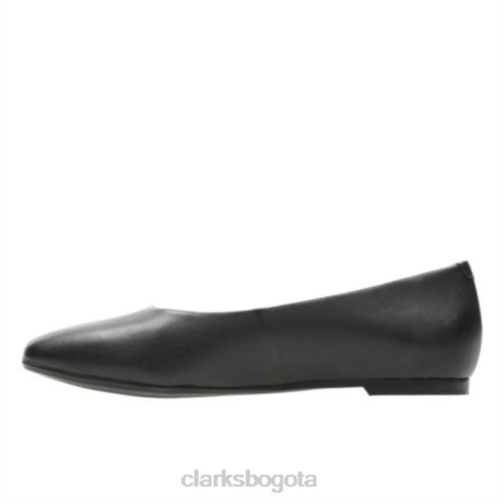 Clarks 0DX8L3886 clarks de cuero negro violeta chía mujer cuero negro
