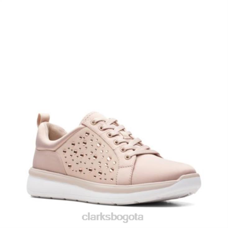 Clarks 0DX8L3889 clarks taupe metálico ezera ave mujer gris pardo metalizado