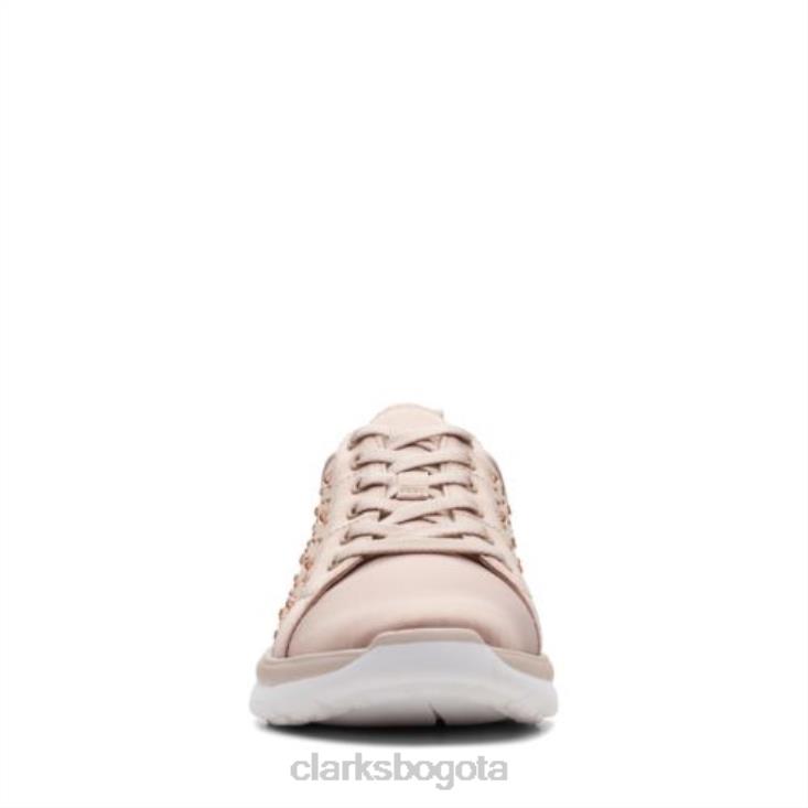 Clarks 0DX8L3889 clarks taupe metálico ezera ave mujer gris pardo metalizado