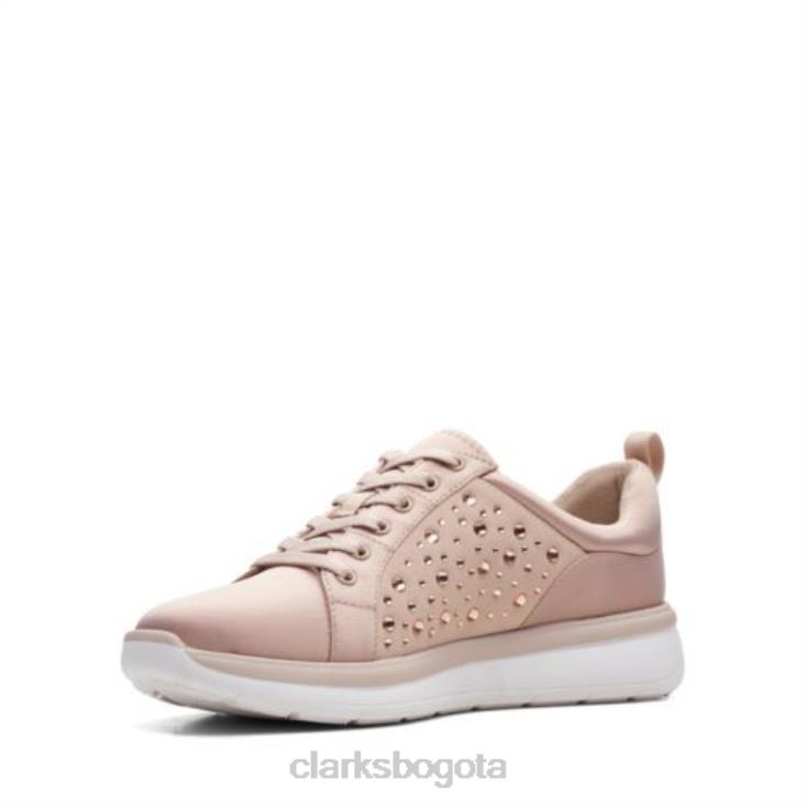 Clarks 0DX8L3889 clarks taupe metálico ezera ave mujer gris pardo metalizado