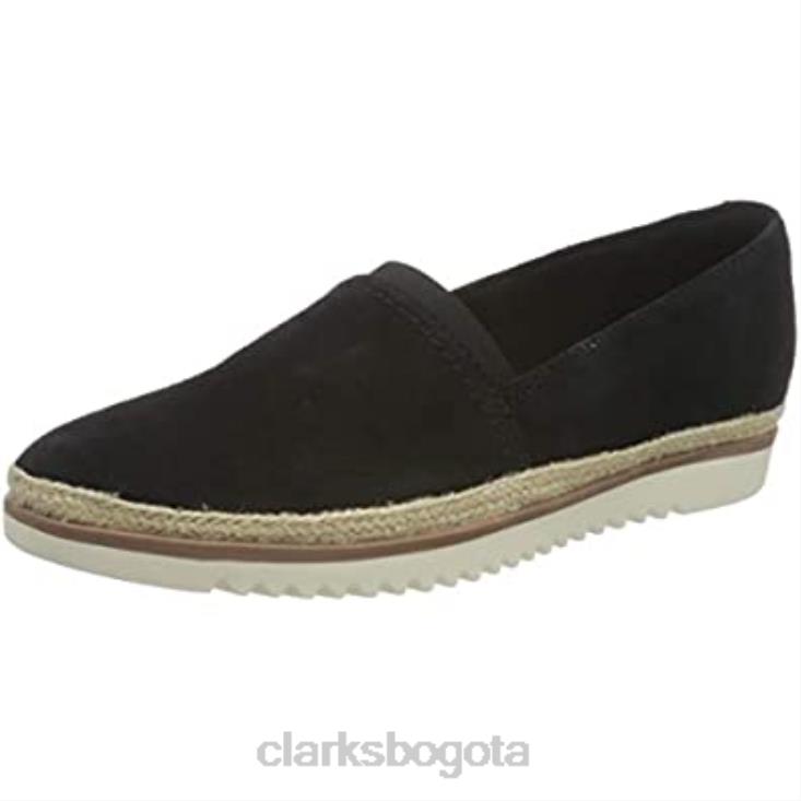Clarks 0DX8L389 zapatillas clarks serena paige para mujer negras mujer negro