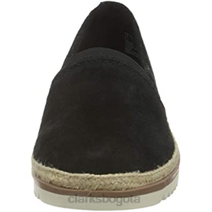 Clarks 0DX8L389 zapatillas clarks serena paige para mujer negras mujer negro