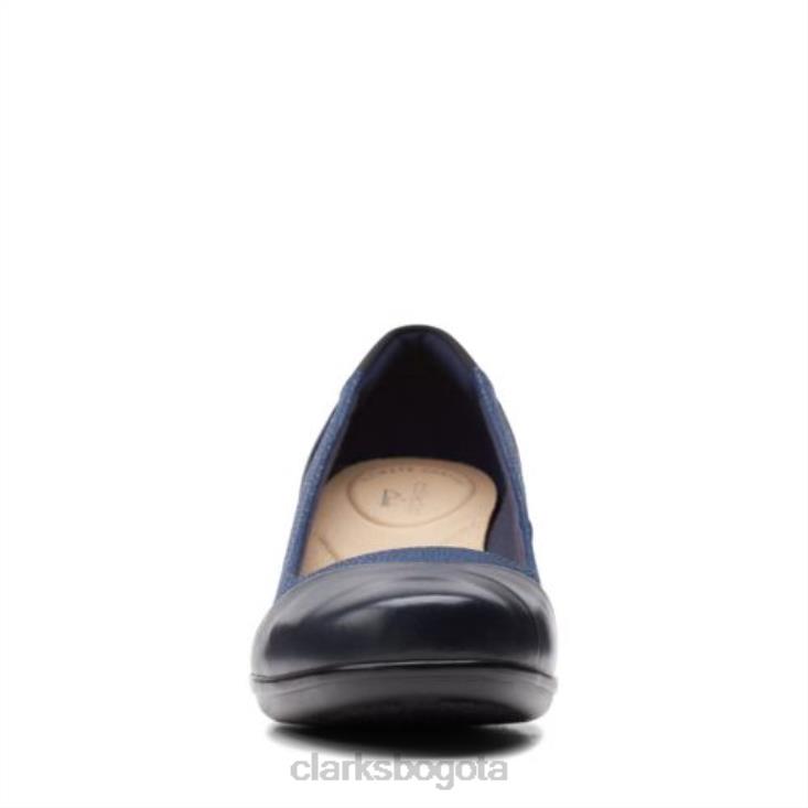 Clarks 0DX8L3890 clarks emily alexa combi azul marino mujer combinado azul marino