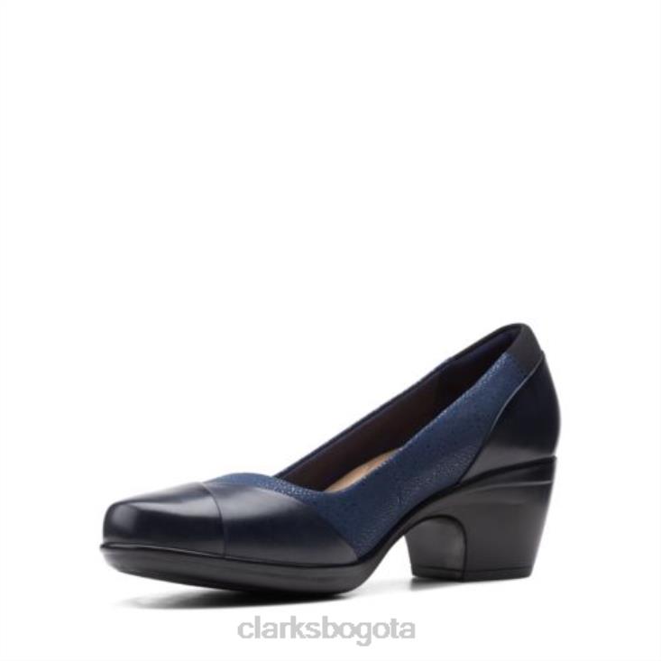 Clarks 0DX8L3890 clarks emily alexa combi azul marino mujer combinado azul marino