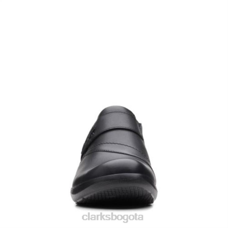 Clarks 0DX8L3894 angie perla cuero negro clarks mujer cuero negro