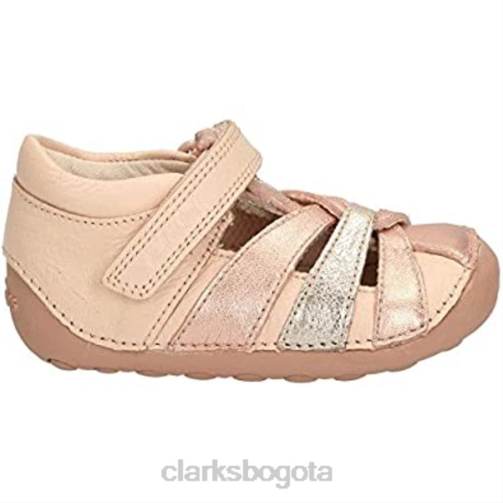 Clarks 0DX8L390 zapatos niña 2 niño little mae rose gold clarks niños