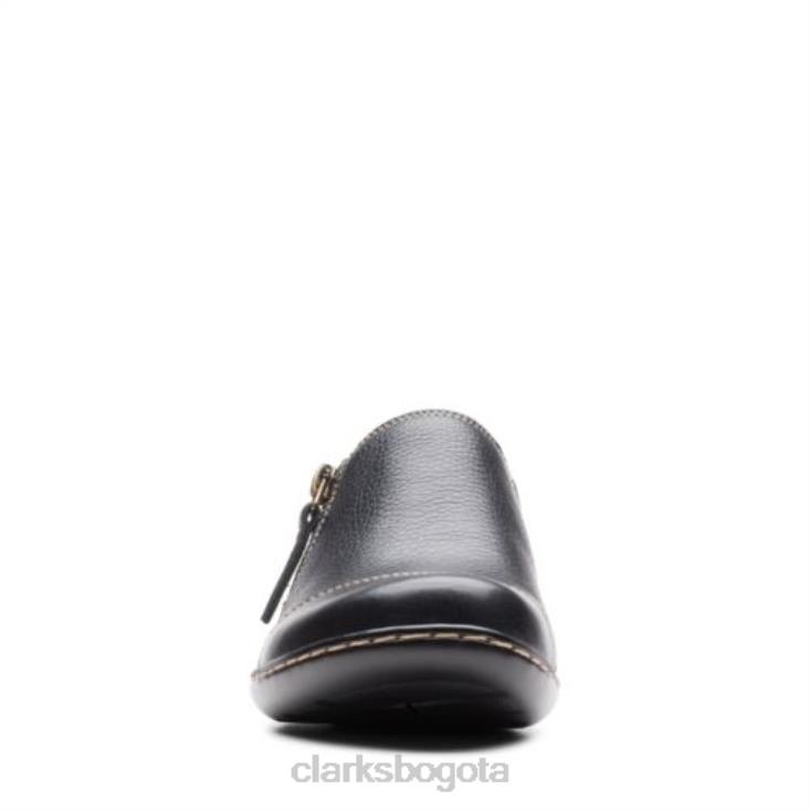 Clarks 0DX8L3901 clarks ashland palm cuero negro mujer cuero negro