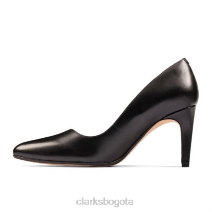 Clarks 0DX8L3904 clarks de cuero negro laina rae 2 mujer cuero negro
