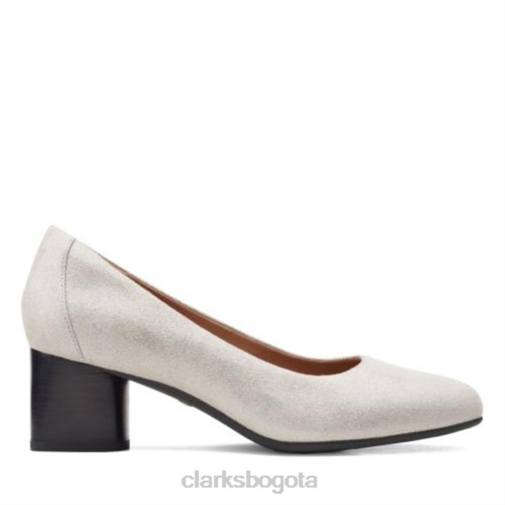 Clarks 0DX8L3905 vestido clarks plateado metalizado un cosmo mujer plata metalizada