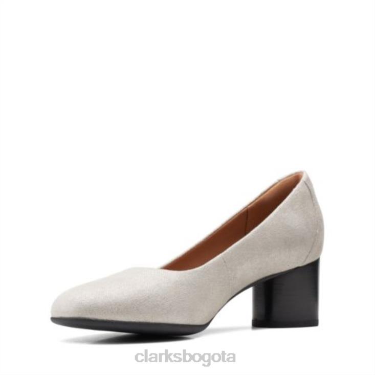 Clarks 0DX8L3905 vestido clarks plateado metalizado un cosmo mujer plata metalizada