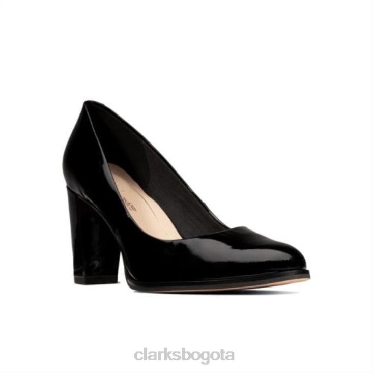 Clarks 0DX8L3906 clarks kaylcara charol negro mujer charol negro