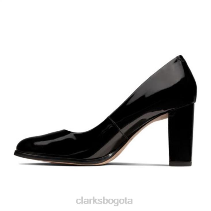 Clarks 0DX8L3906 clarks kaylcara charol negro mujer charol negro