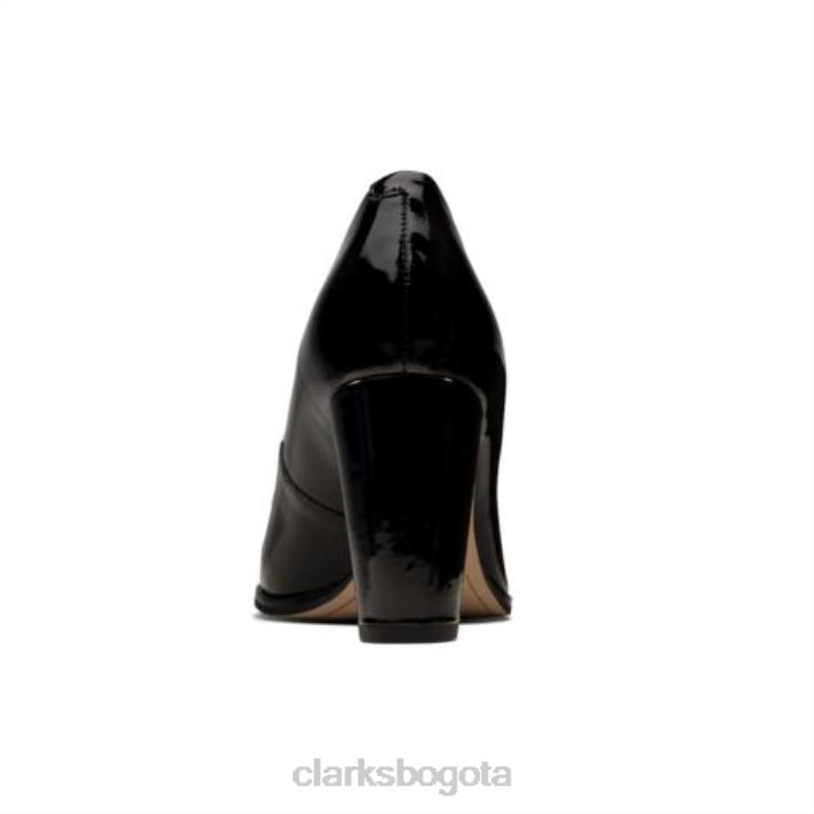 Clarks 0DX8L3906 clarks kaylcara charol negro mujer charol negro