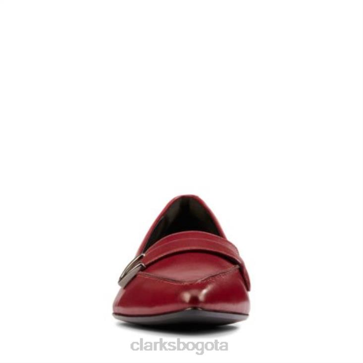 Clarks 0DX8L3917 laina 15 hebilla clarks vino cuero mujer cuero vino