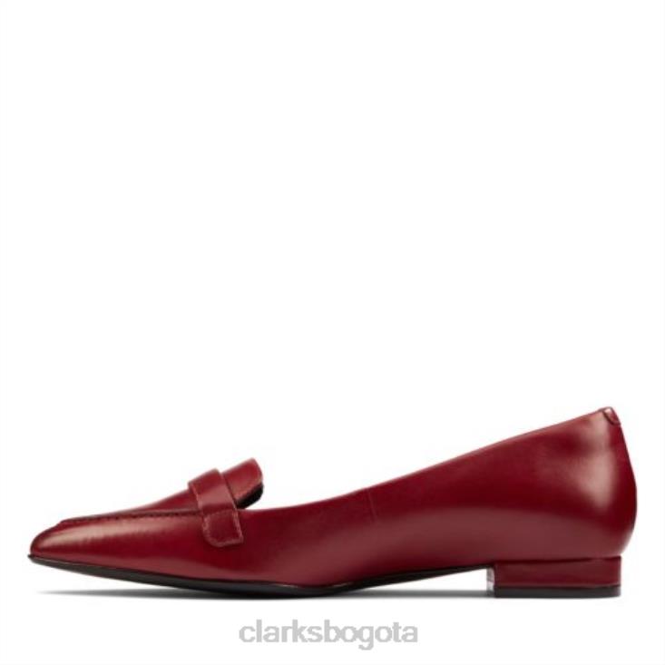 Clarks 0DX8L3917 laina 15 hebilla clarks vino cuero mujer cuero vino