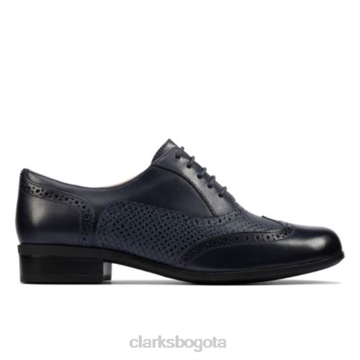 cuero combinado azul marino