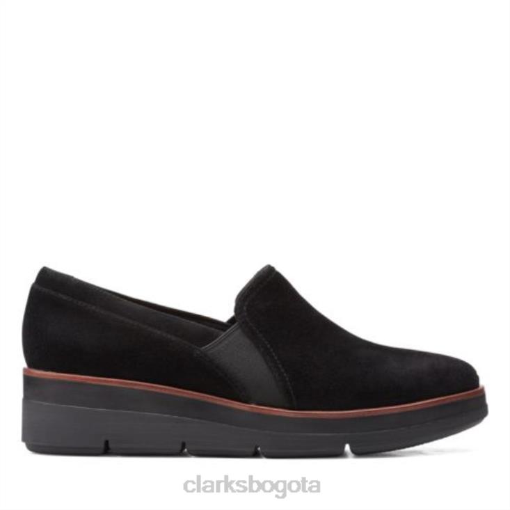 Clarks 0DX8L3927 shaylave clarks ante negro mujer ante negro