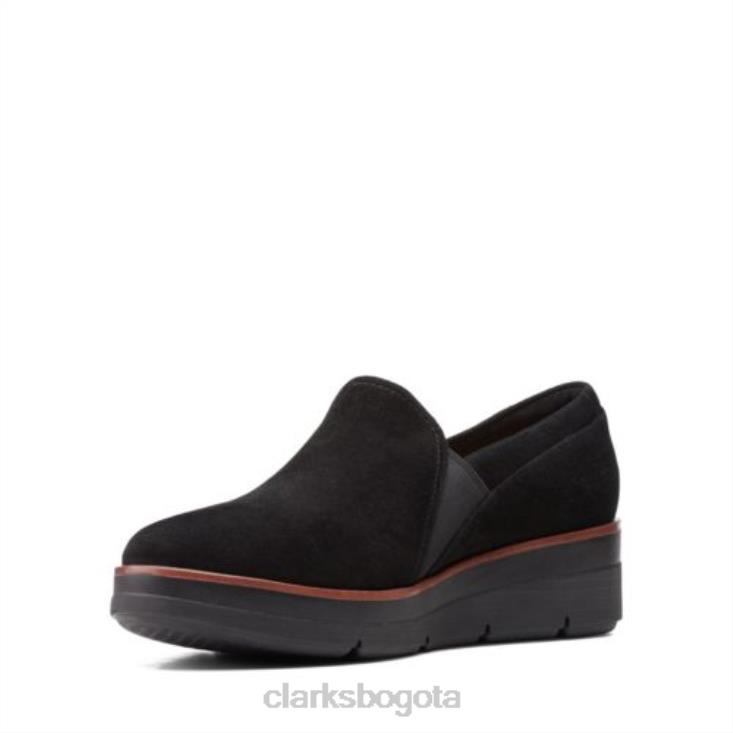 Clarks 0DX8L3927 shaylave clarks ante negro mujer ante negro