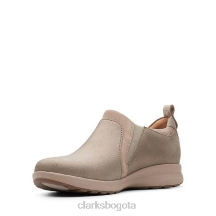 Clarks 0DX8L3930 clarks un adorn zip taupe mujer gris pardo