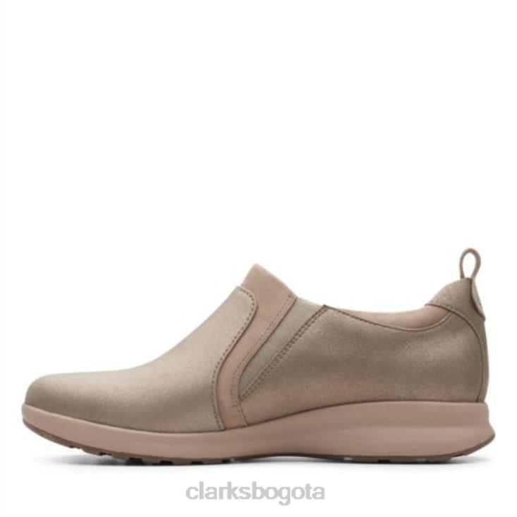 Clarks 0DX8L3930 clarks un adorn zip taupe mujer gris pardo