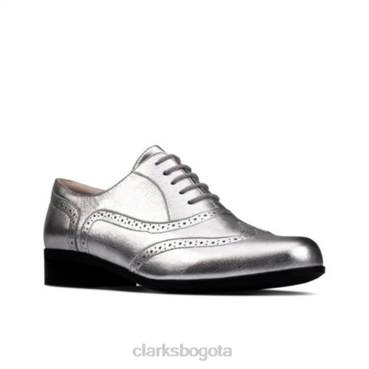 Clarks 0DX8L3931 clarks hamble roble metalizado plateado mujer plata metalizada