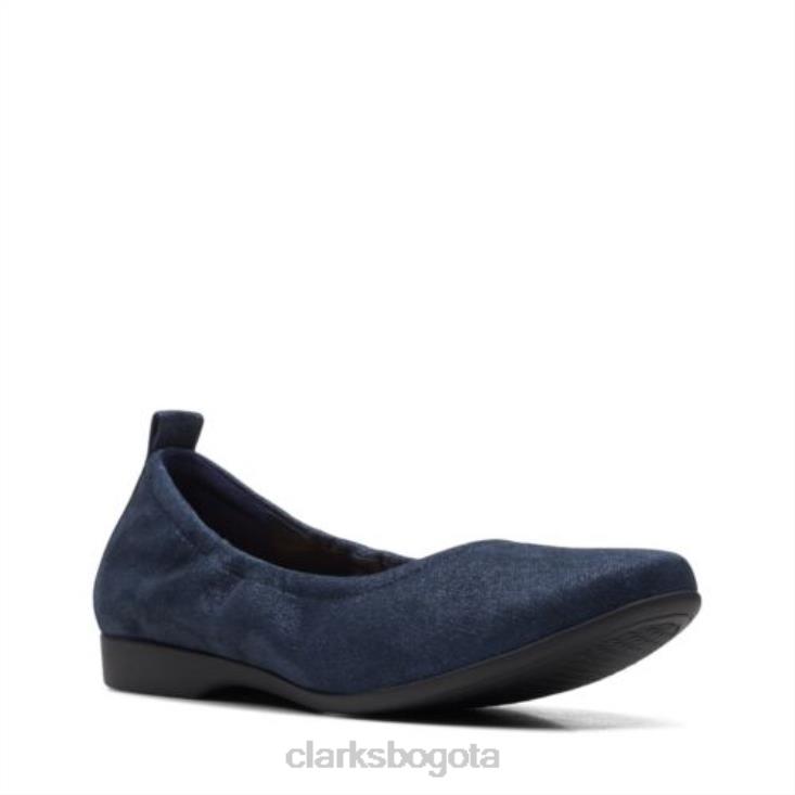 Clarks 0DX8L3935 clarks un darcey vibe azul marino mujer Armada