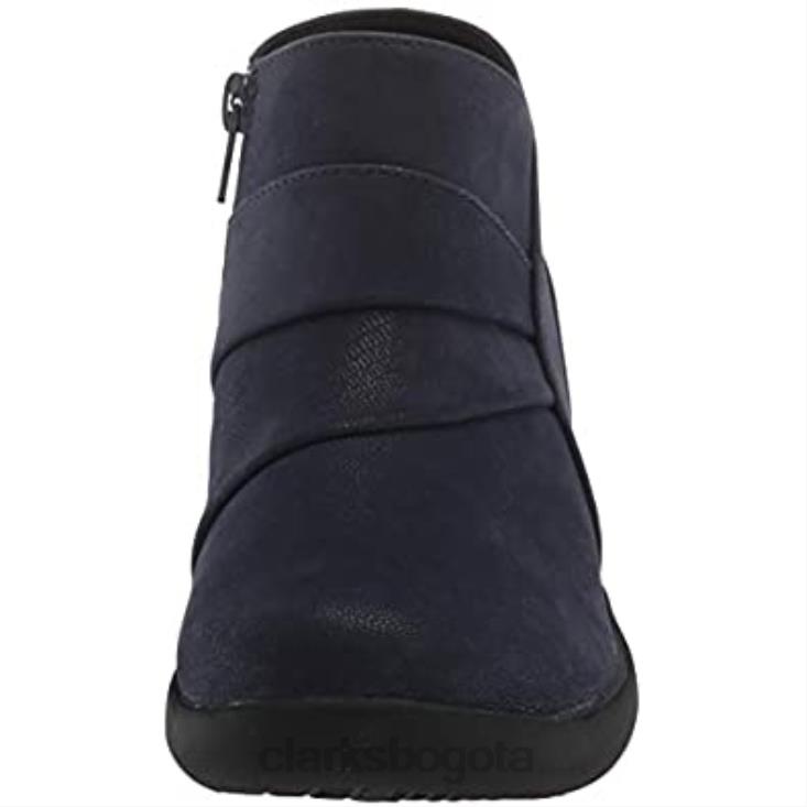 Clarks 0DX8L394 Botín clarks mujer sillian 20 rise azul marino sintético mujer azul marino sintético