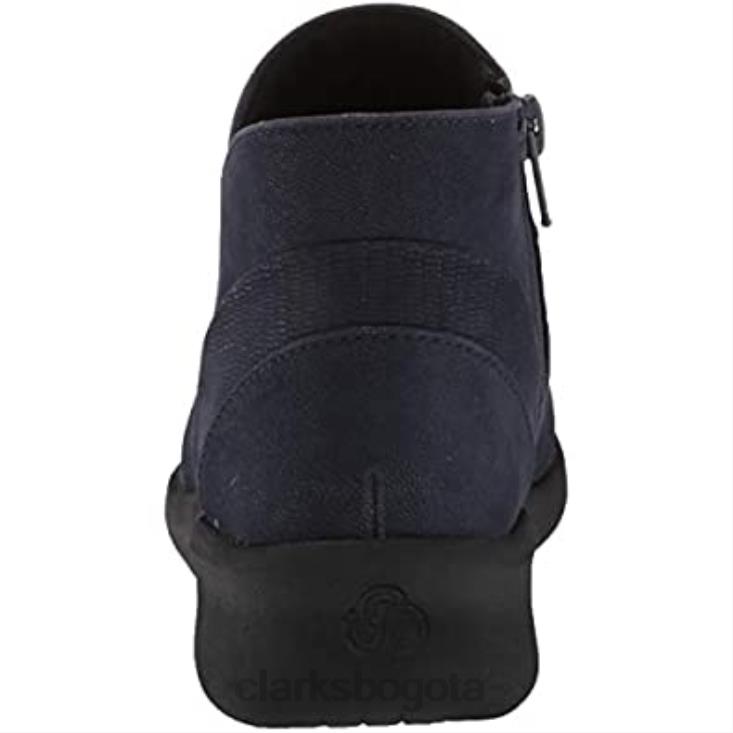 Clarks 0DX8L394 Botín clarks mujer sillian 20 rise azul marino sintético mujer azul marino sintético