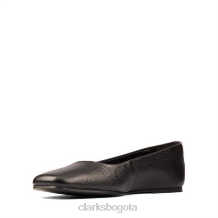 Clarks 0DX8L3943 puro ballet2 clarks cuero negro mujer cuero negro