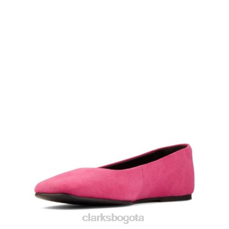 Clarks 0DX8L3944 clarks pure ballet2 ante rosa mujer gamuza rosa