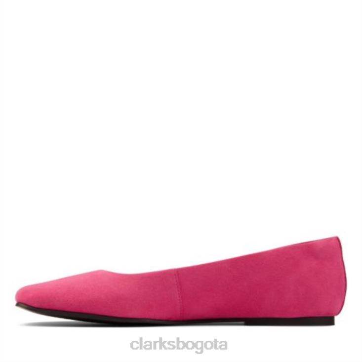 Clarks 0DX8L3944 clarks pure ballet2 ante rosa mujer gamuza rosa