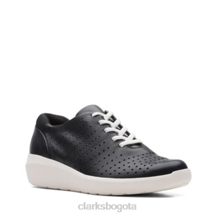 Clarks 0DX8L3948 clarks kayleigh aster cuero negro mujer cuero negro
