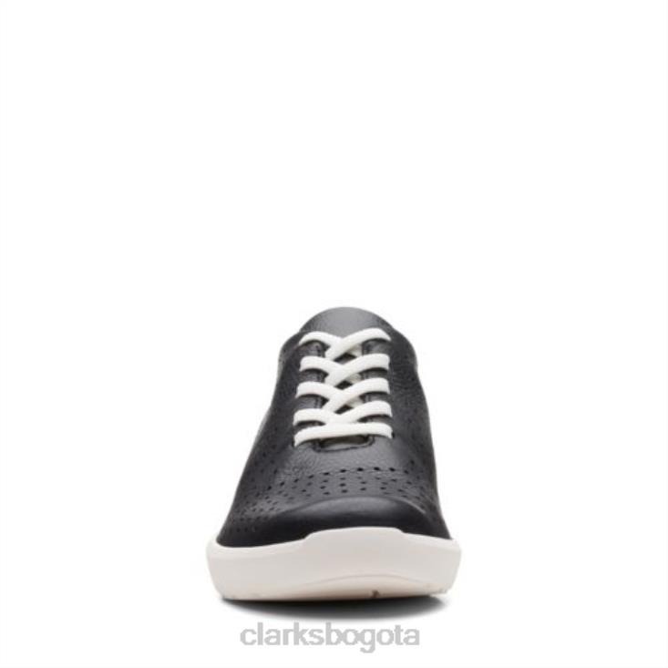 Clarks 0DX8L3948 clarks kayleigh aster cuero negro mujer cuero negro