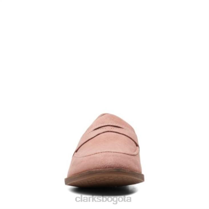 Clarks 0DX8L3950 clarks de gamuza rosa trish rose mujer gamuza rosa