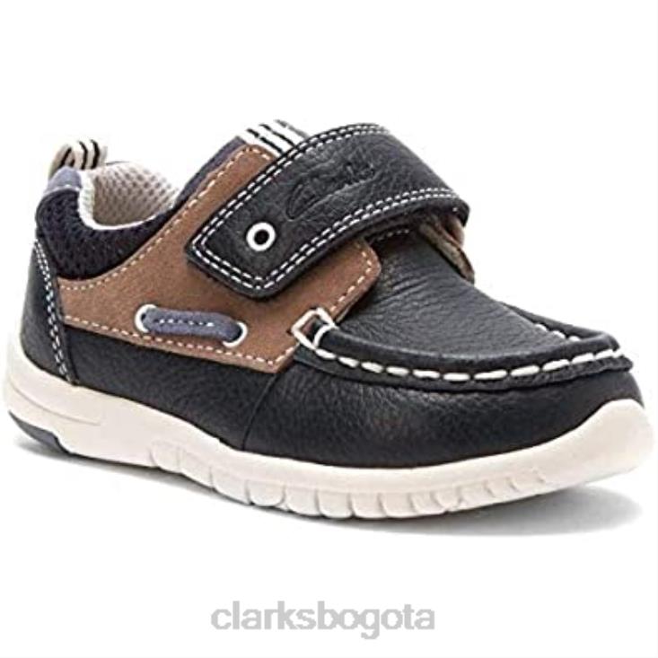 Clarks 0DX8L396 clarks deck flex niño azul marino niños