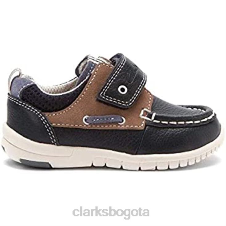 Clarks 0DX8L396 clarks deck flex niño azul marino niños