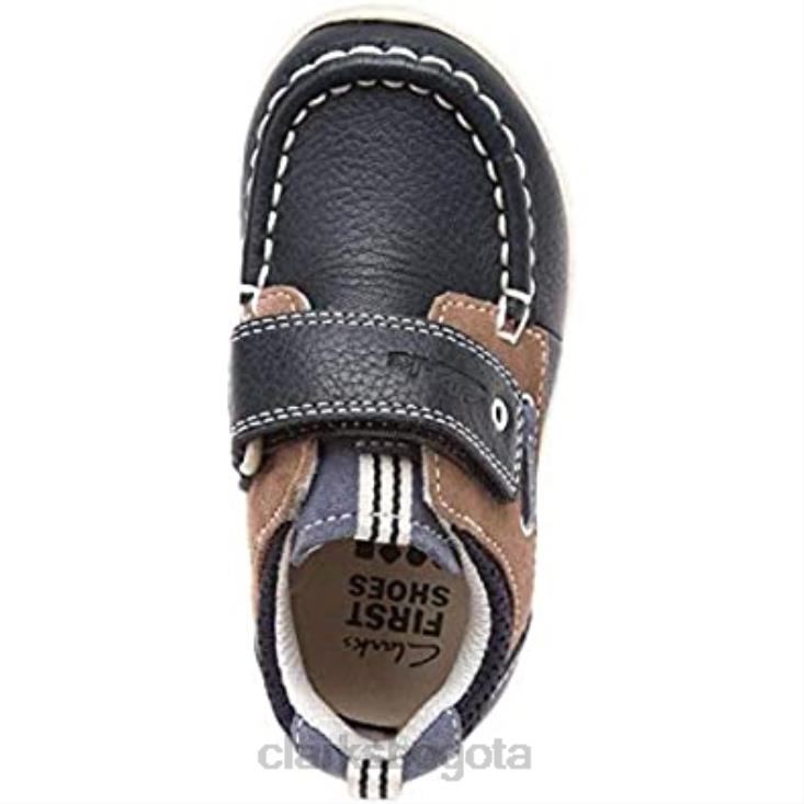 Clarks 0DX8L396 clarks deck flex niño azul marino niños