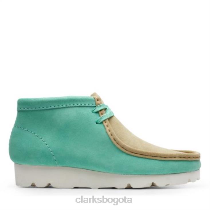 Clarks 0DX8L3960 menta verde clarks wallabee gen mujer menta verde